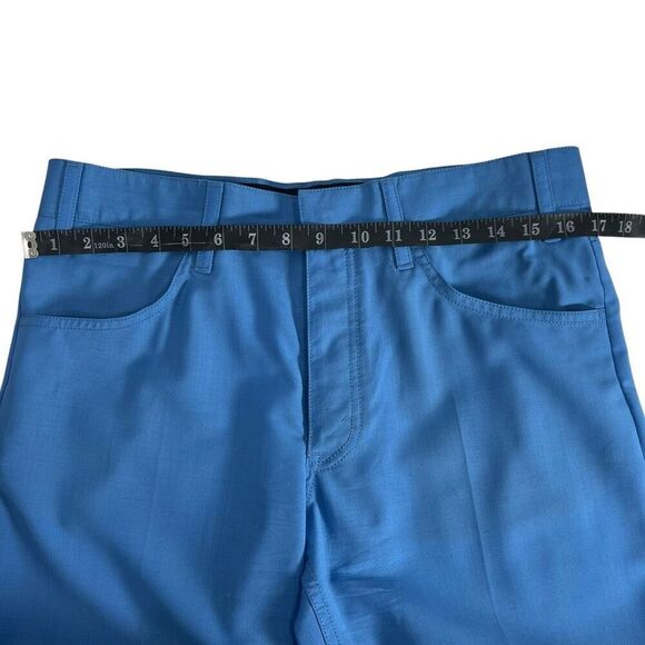 Prada Light Cotton Women's Blue Dress or Casual Pants Size US 8-10 - Picture 8 of 11